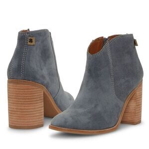 Lucky Brand Pellyon Heeled Bootie Gray 7.5 New